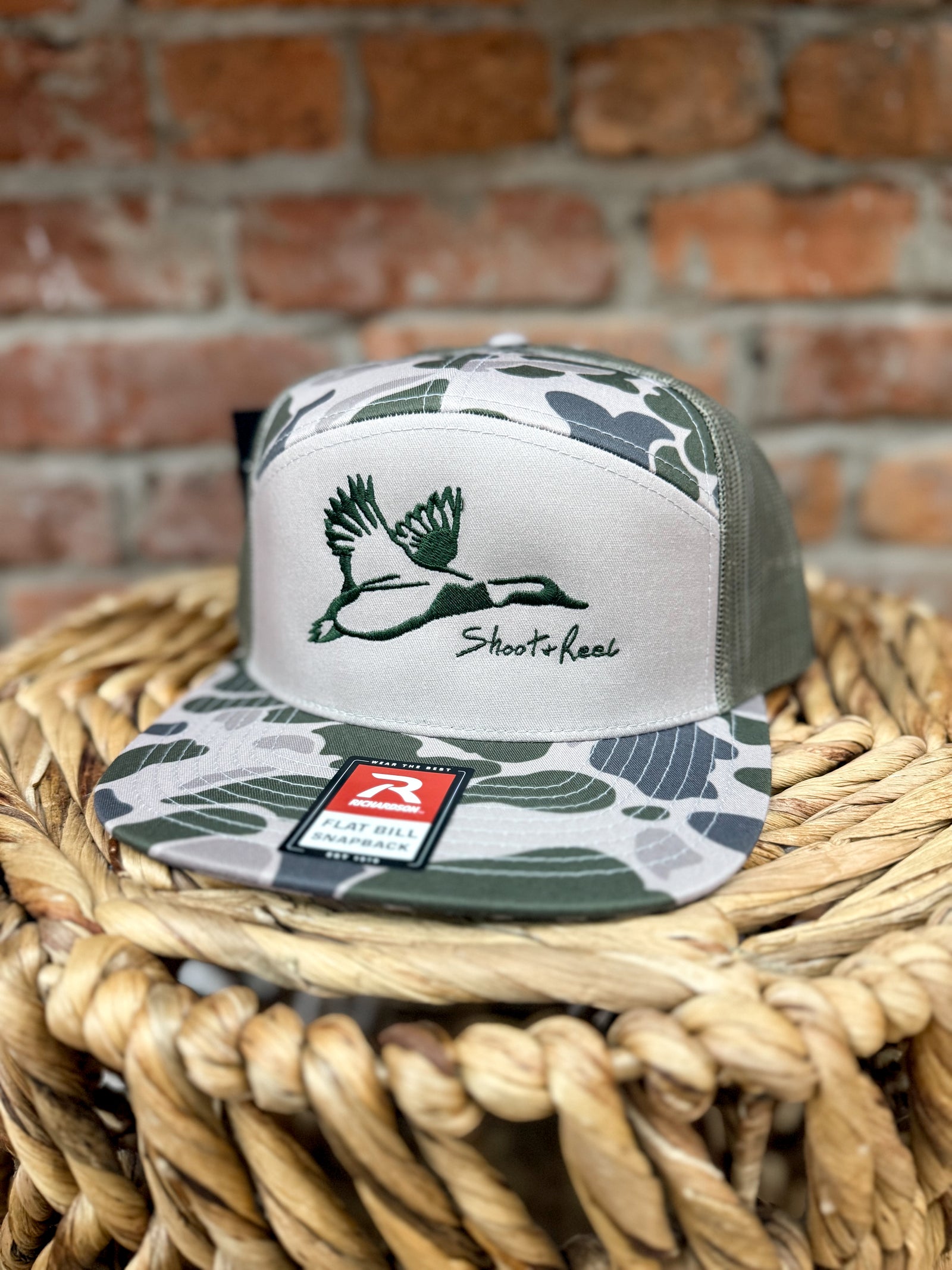 Shoot & Reel Mallard Outline Flatbill Hat