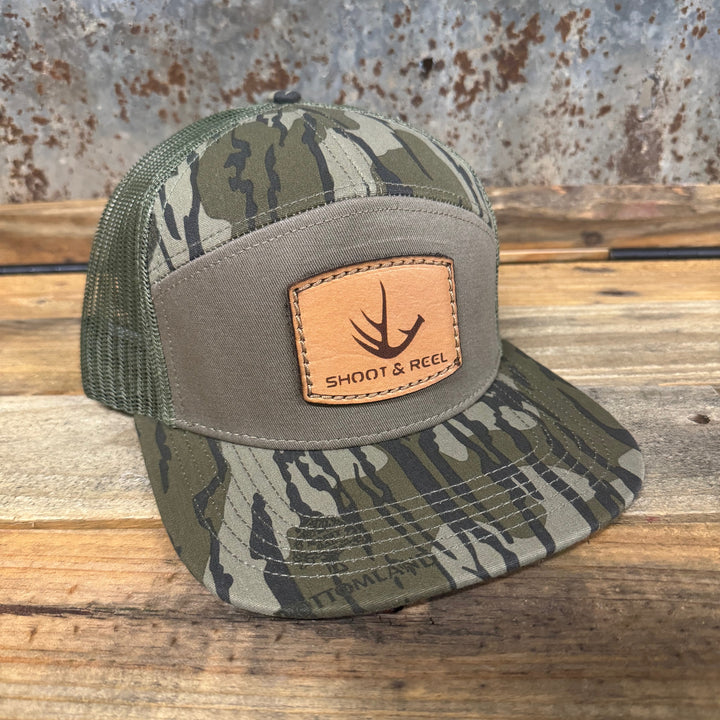 Bottomland Camo Antler Patch Men's Hat