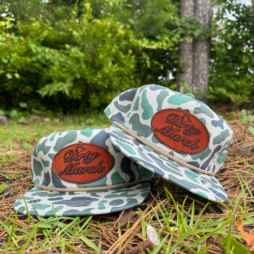 Dirty Marsh Classic Leather Patch Hat