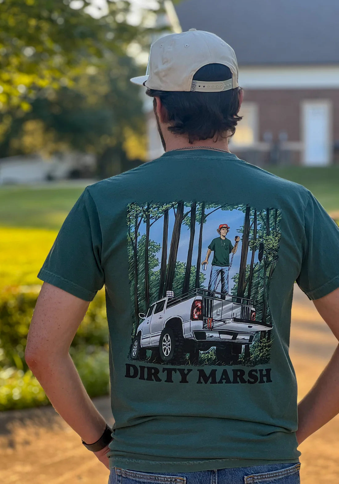 Marshall On Da Box Tee - Blue Spruce