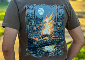 Skelly By Da Fire Tee - Espresso