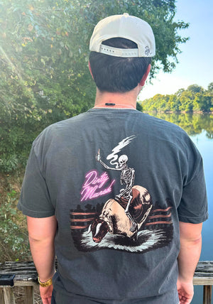 Skelly On Da Bull Tee - Pepper