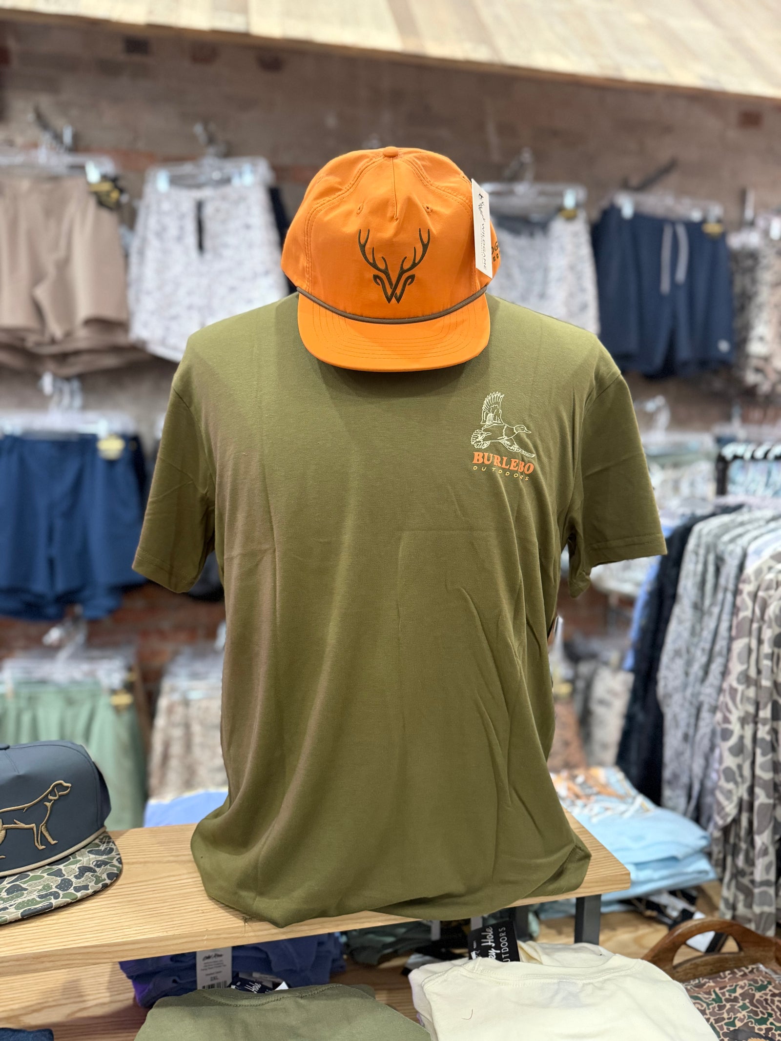 Burlebo Duck Wild Hunter Green Tee