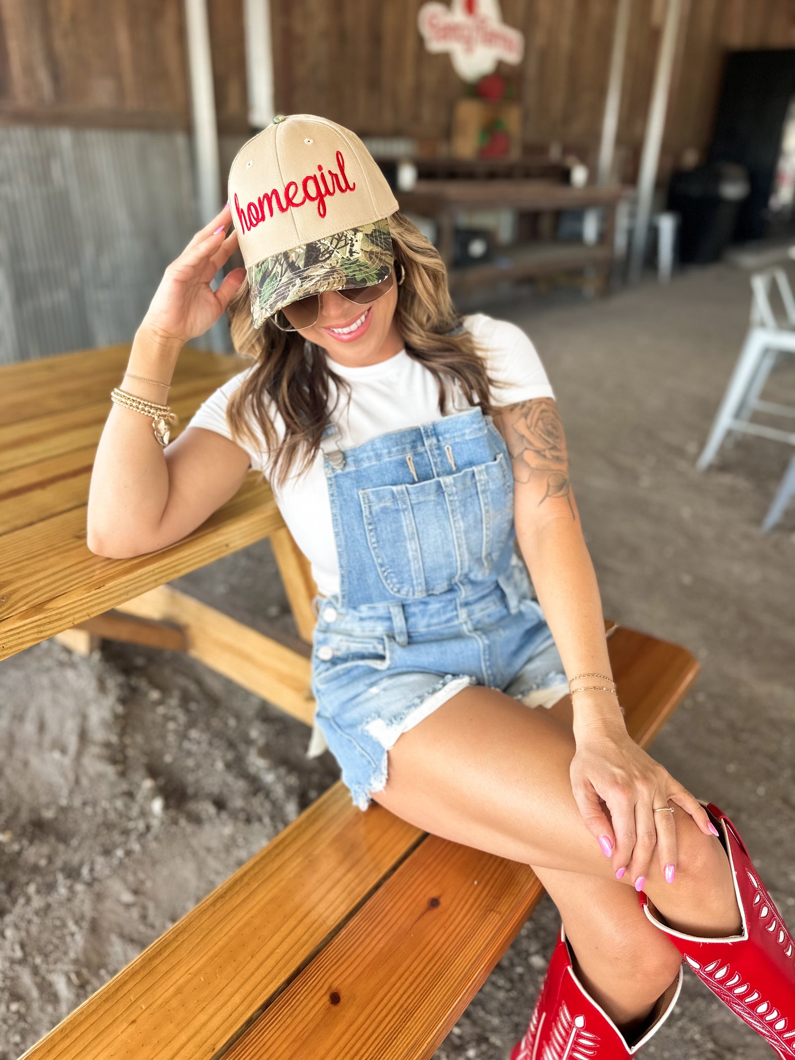 Homegirl Embroidered Trucker Hat