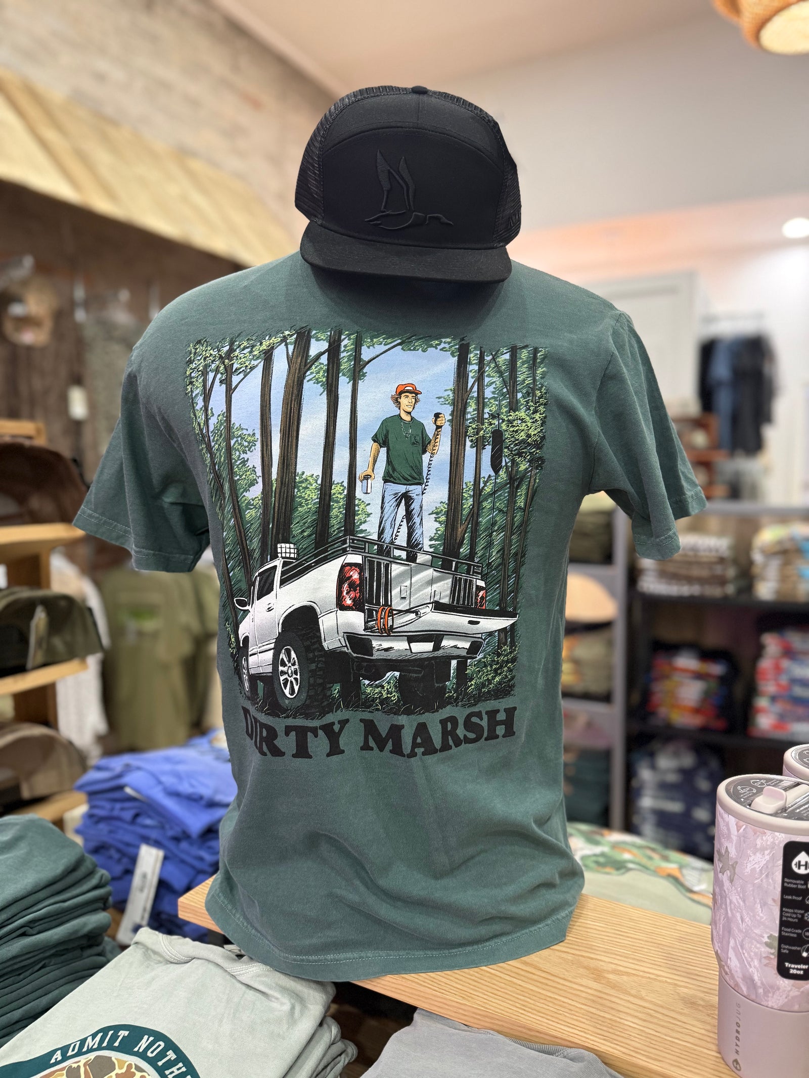Marshall On Da Box Tee - Blue Spruce