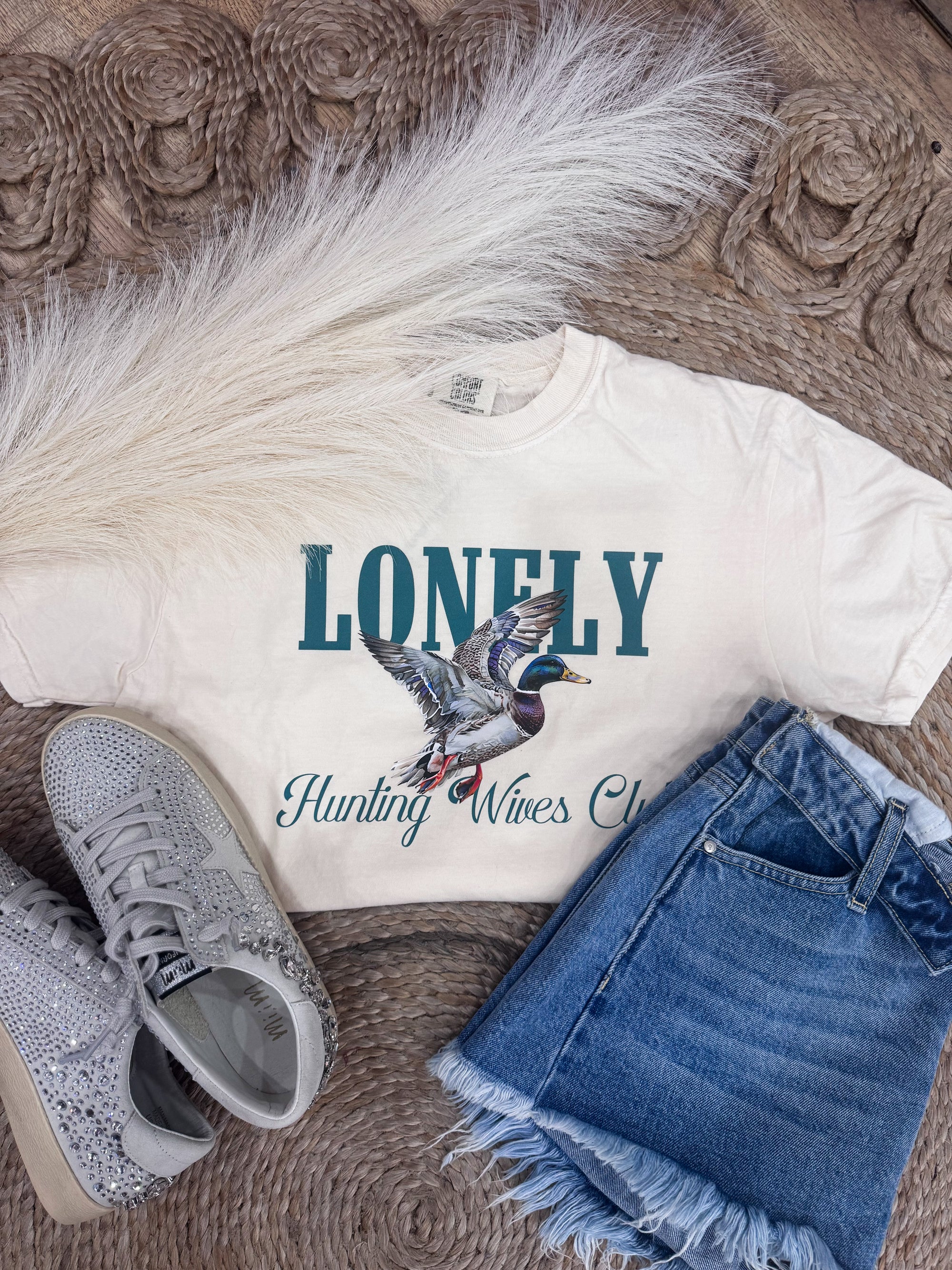Lonely Hunting Wives Comfort Color Tee
