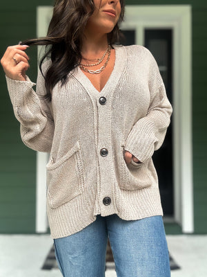 Karsyn Button Slouchy Cardigan