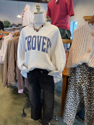 Introvert & Extrovert Reversible Sweatshirt