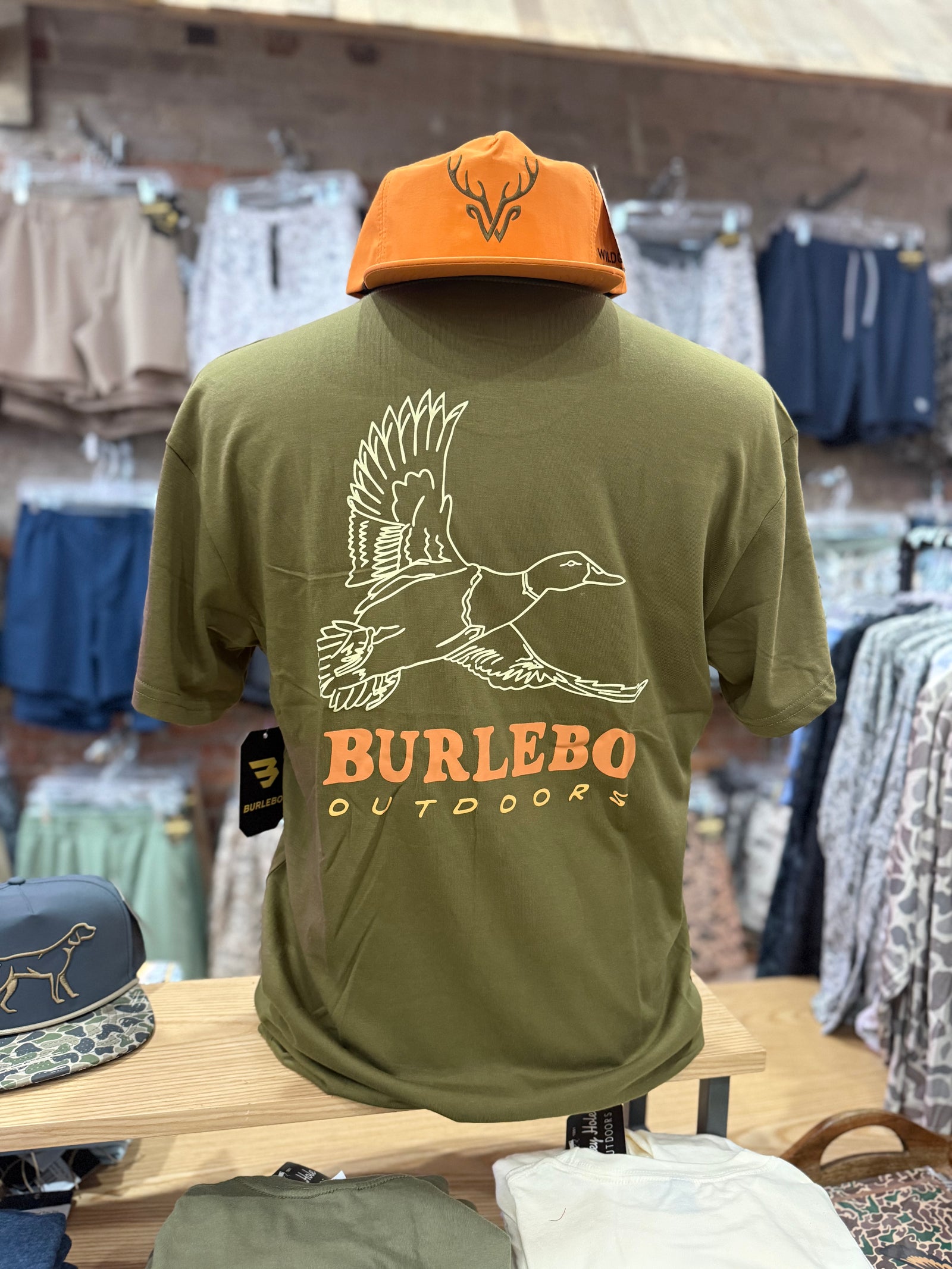 Burlebo Duck Wild Hunter Green Tee