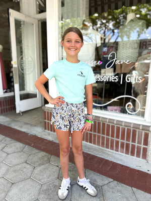 Youth Local Girl Petal Shorts - Localflage Bluff