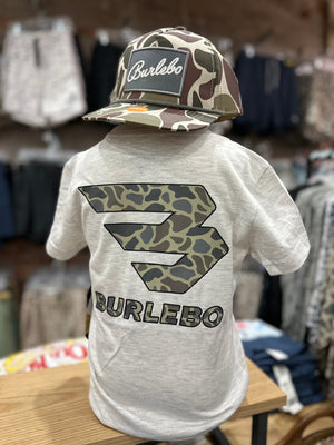 Youth Burlebo Flying B Tee - Classic Deer Camo