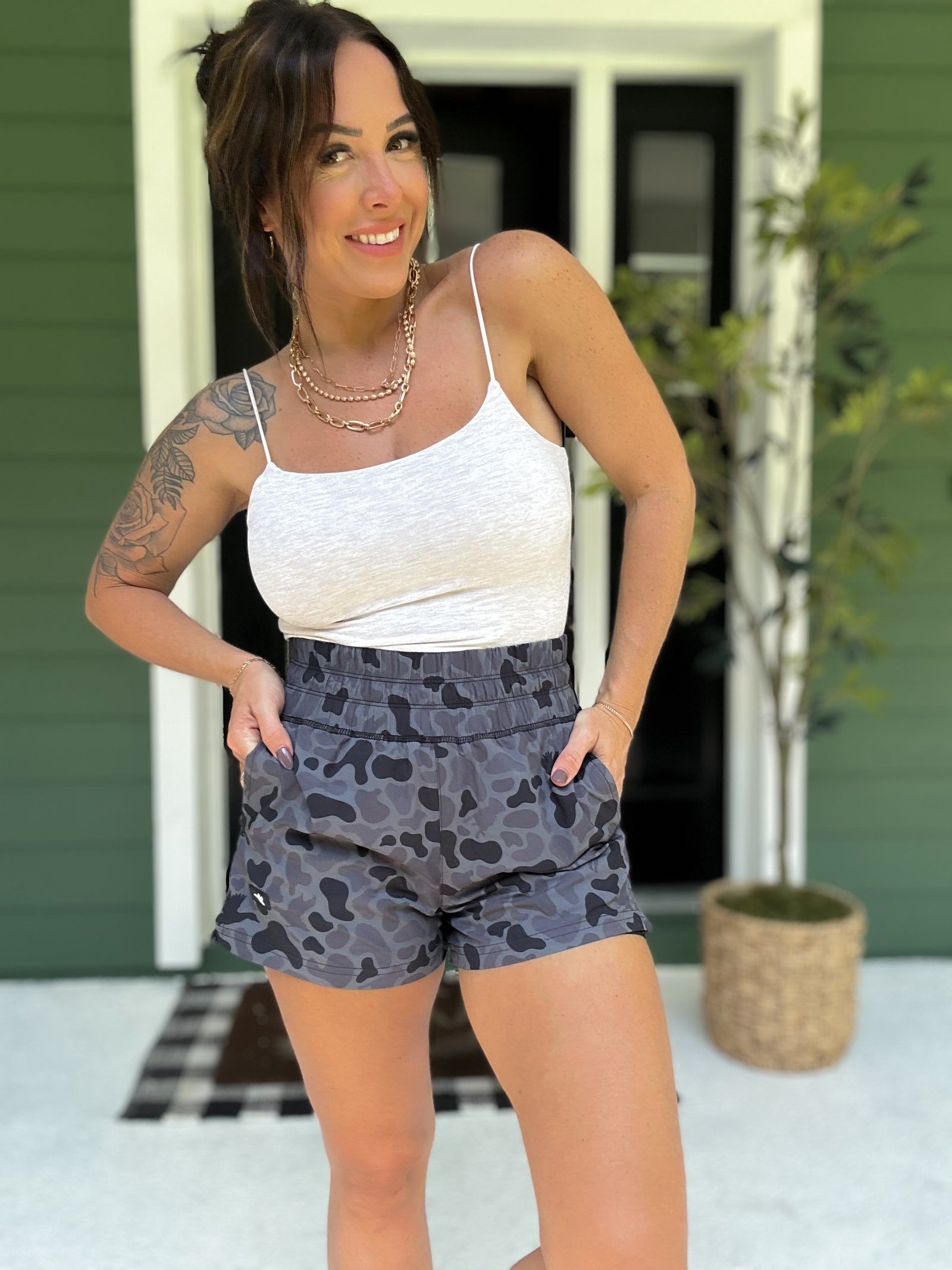 Women's Camo Shorts - Kandahar 2.5"