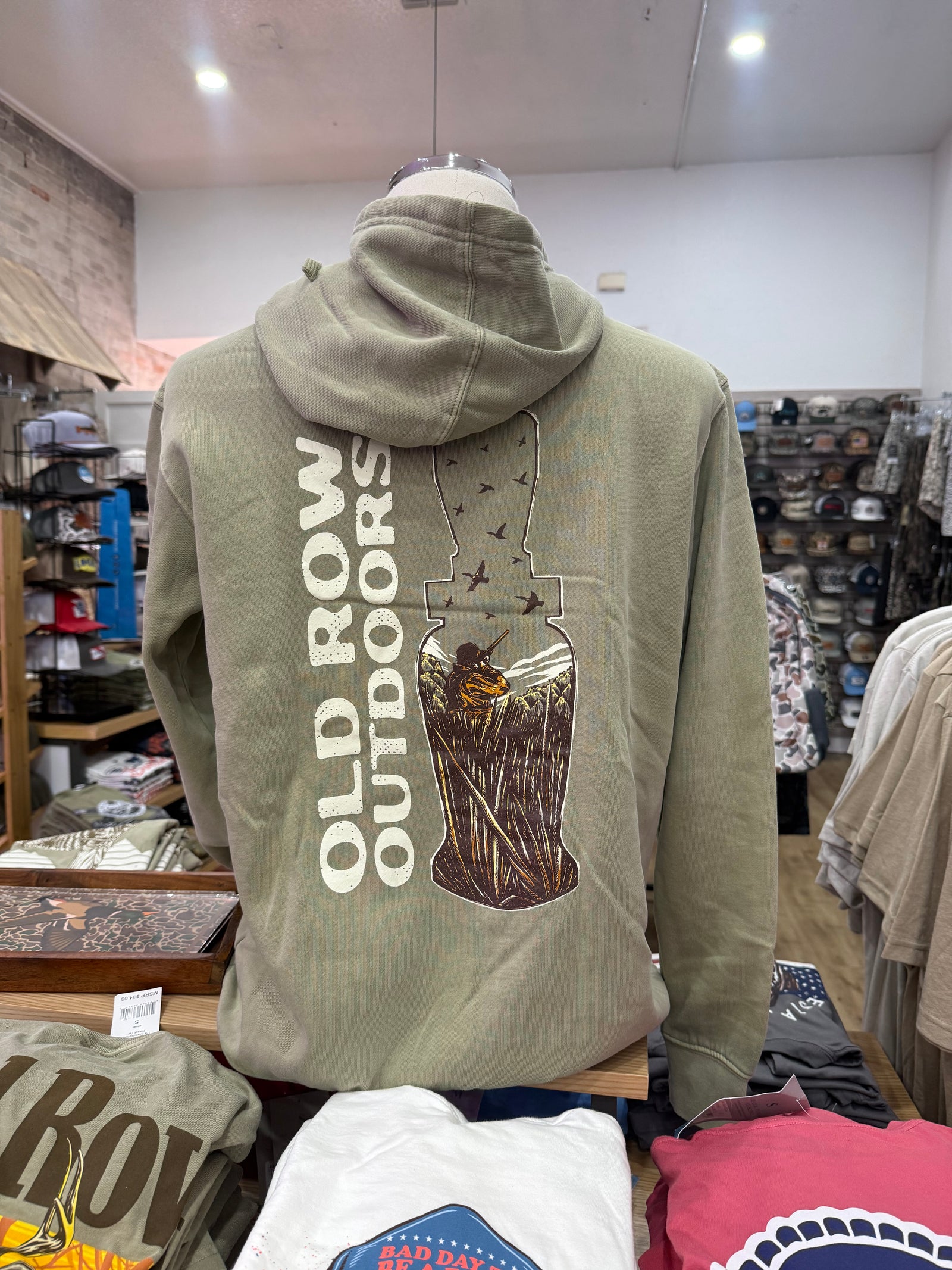 Old Row The Duck Call Pigment Dyed Hoodie