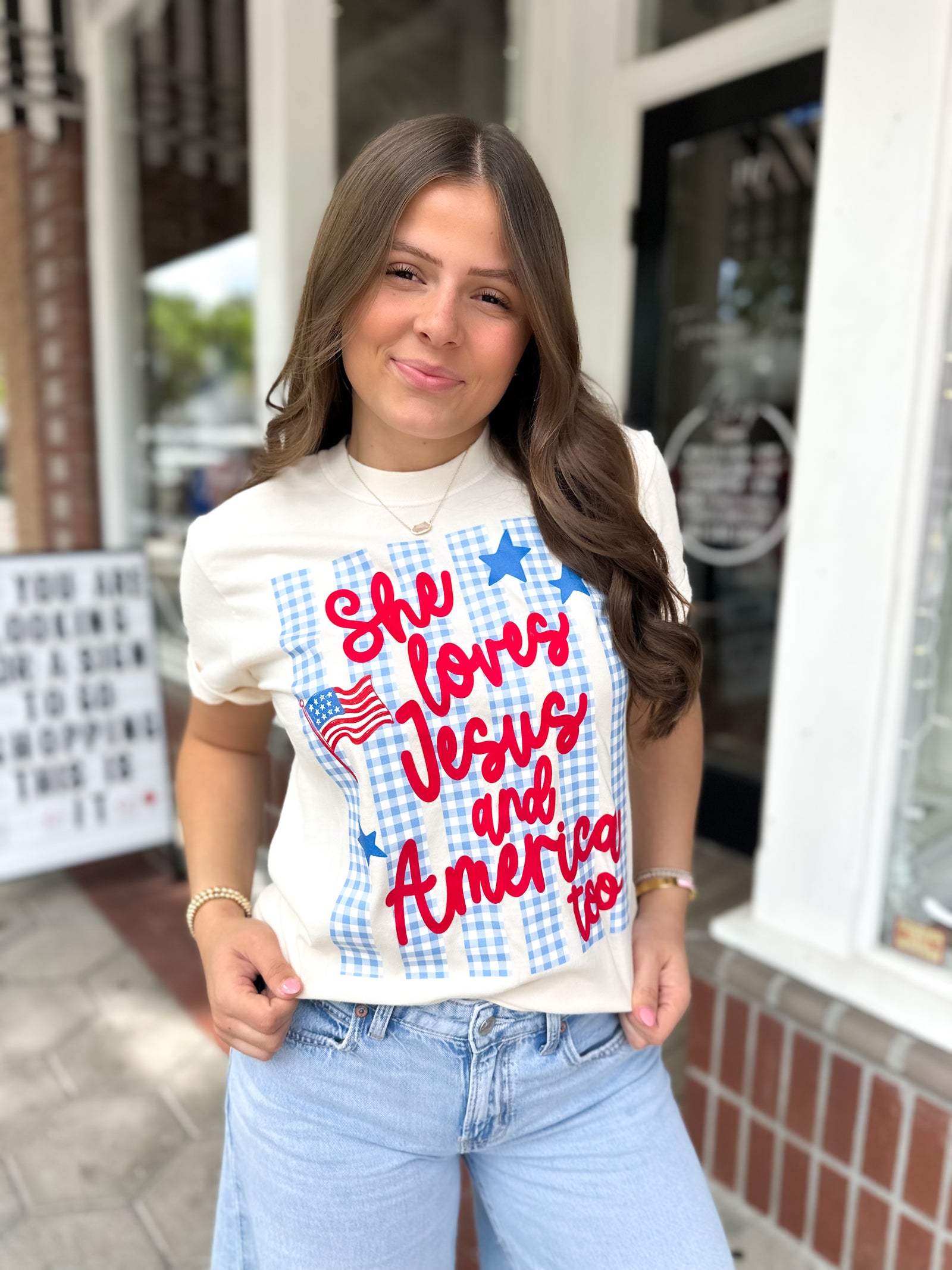 Jesus & America Comfort Colors Tee
