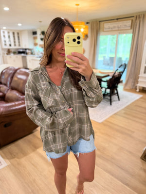 Desi Plaid Oversized Flannel