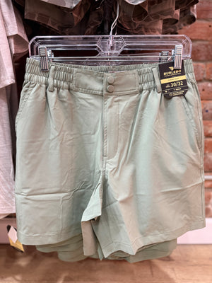 Burlebo Everyday Shorts - Light Sage