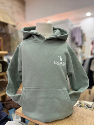 Local Boy Youth Brushwood Hoodie - Fish Camo Diamond Crest