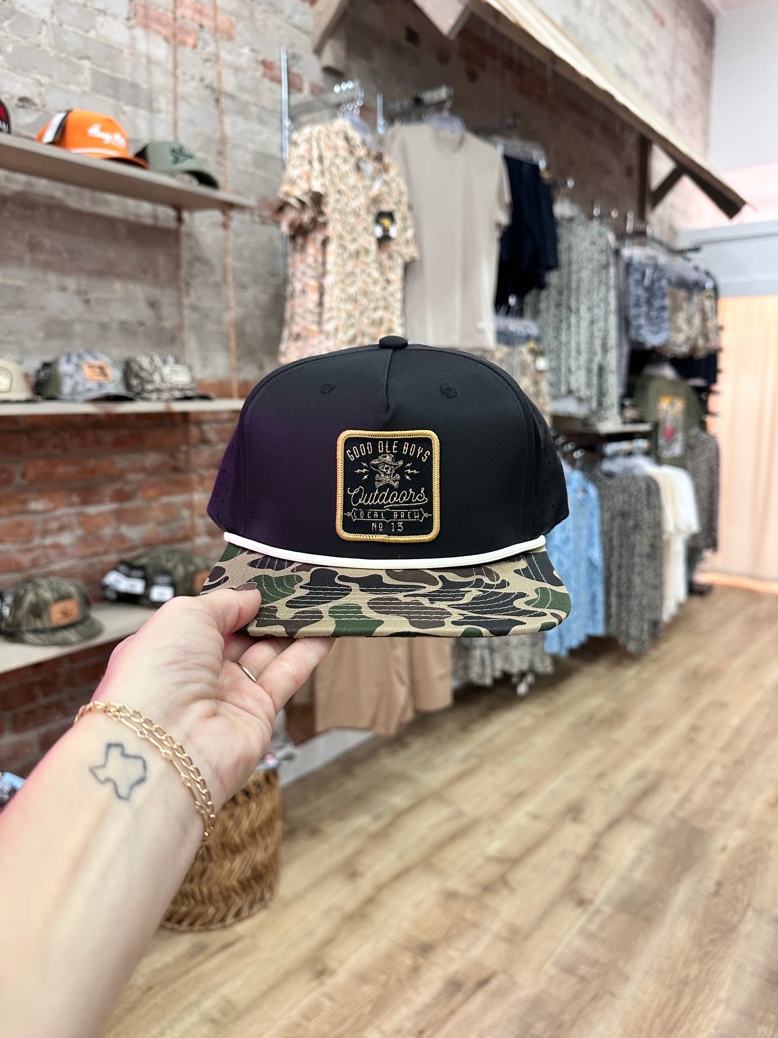 Good Ole Boys Cowboy Skull Patch Hat