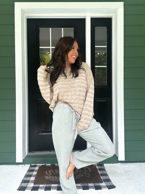 Essie Tensel Tapered Pants - Sage