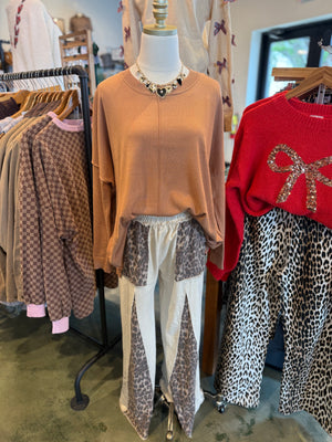 Annalise Round Neck Sweater Top