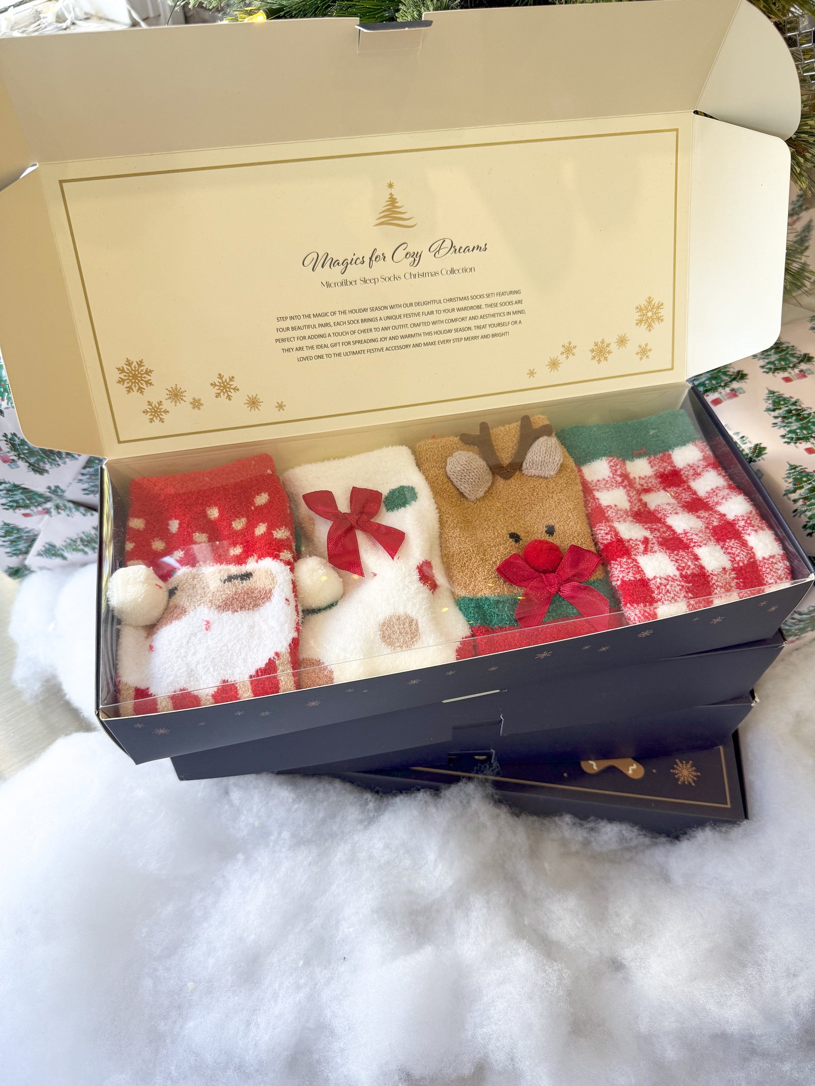 Christmas Cozy Knit Sock Gift Set - Classic