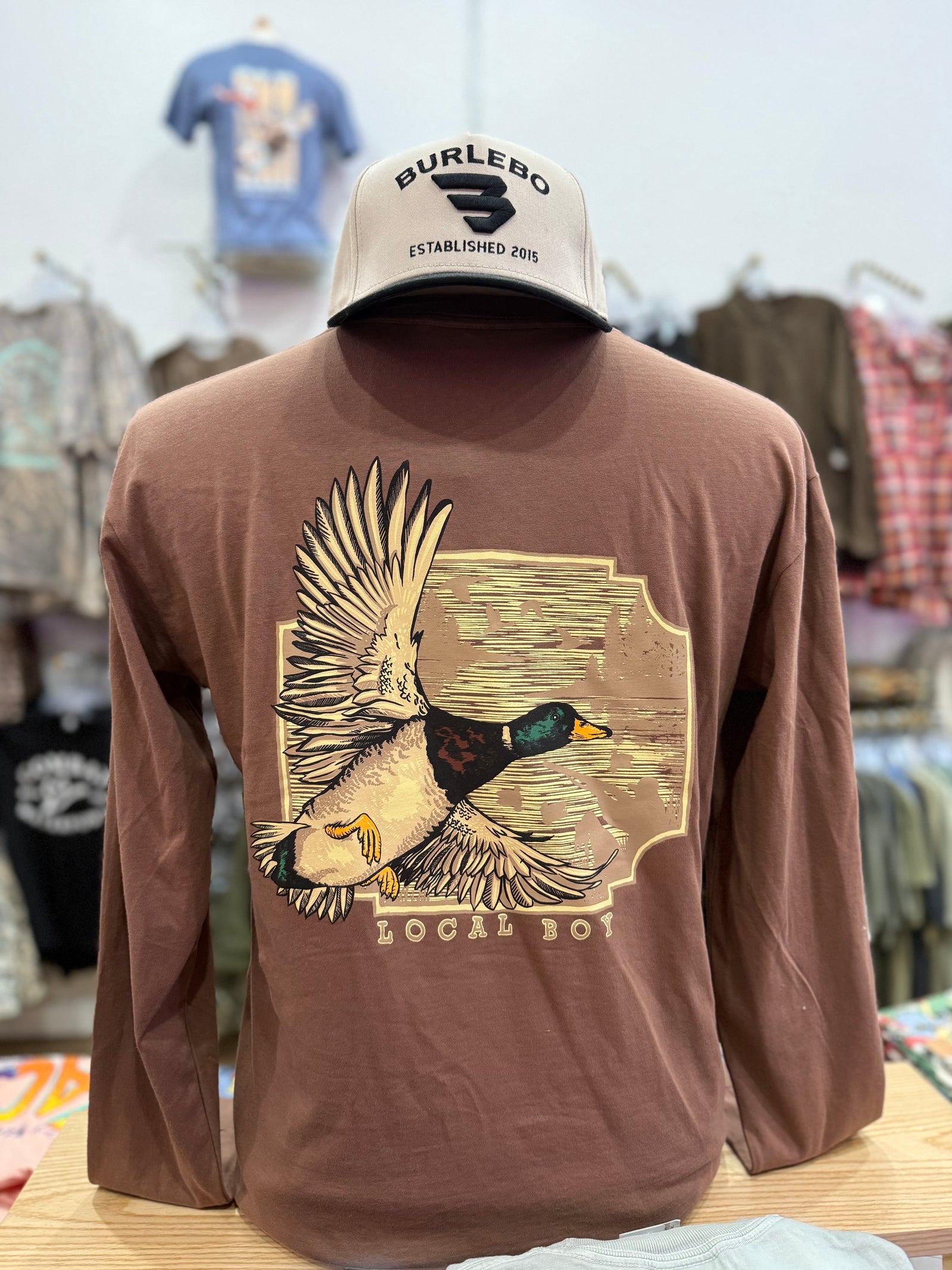 Local Boy Greenhead Flight Long Sleeve Tee