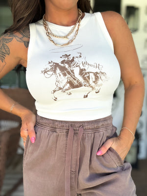 Nova Western Crop Top