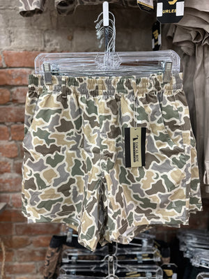 Local Boy Volley Shorts - Sand Dog & Moon Camo
