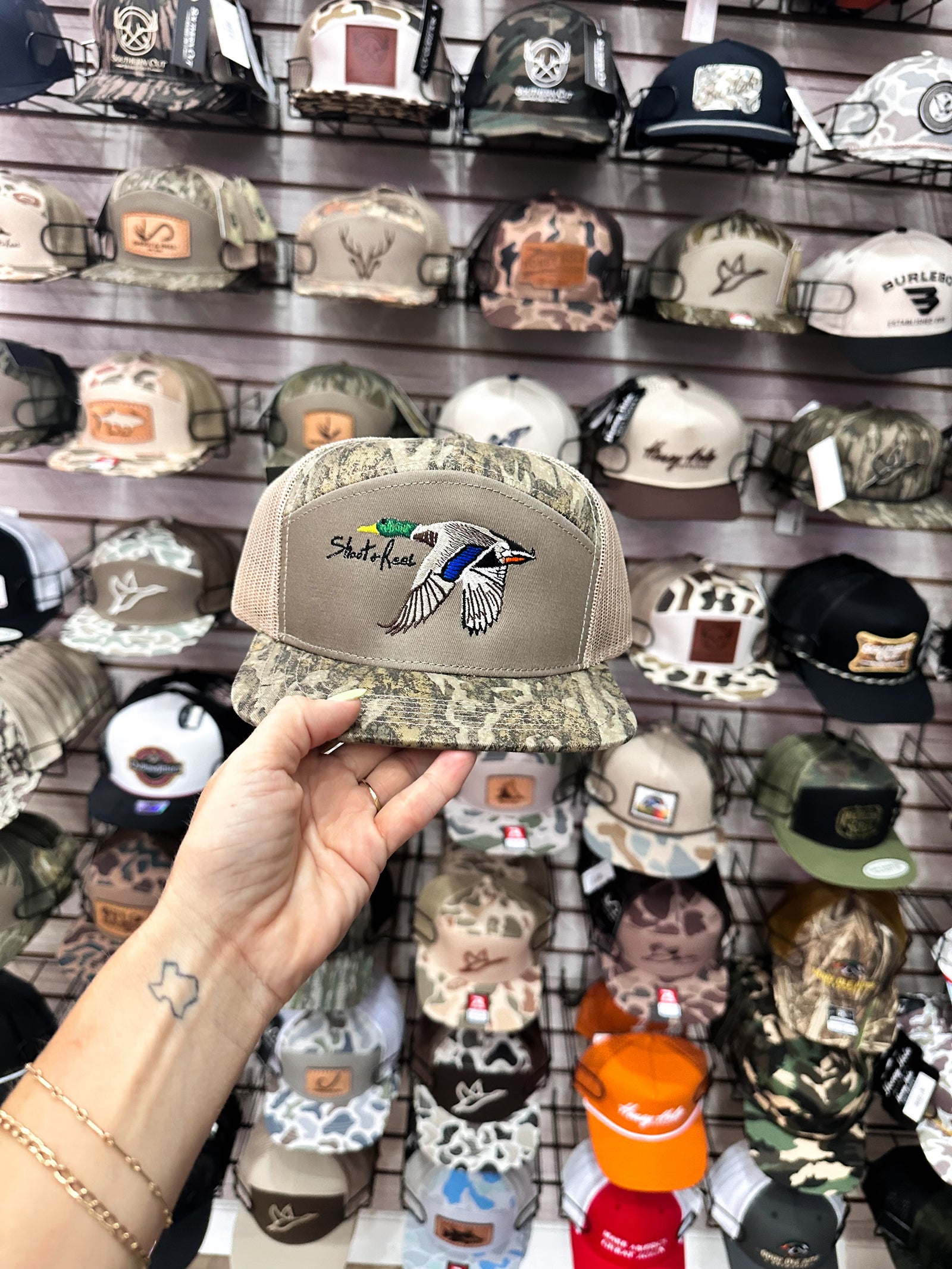 Vintage Bottomland Colored Mallard Hat