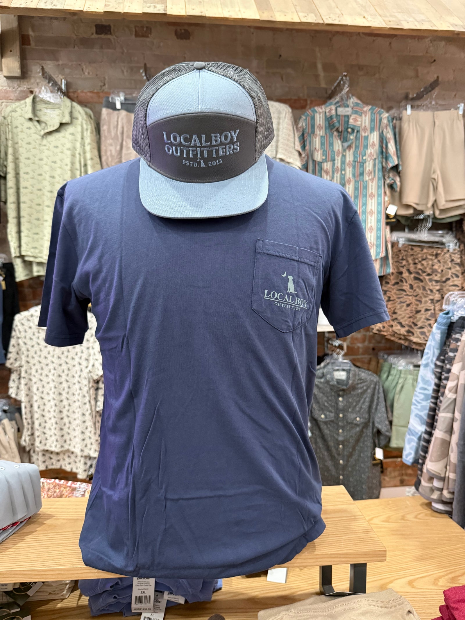 Local Boy Local Orb SS Tee - China Blue