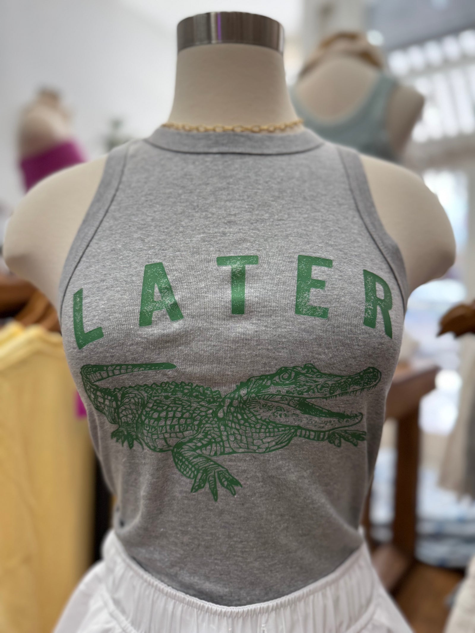 Later Gator Tank - Grey
