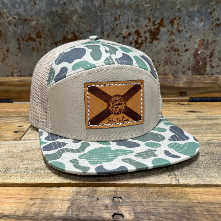 Shoot & Reel FL Flag Patch Men's Hat