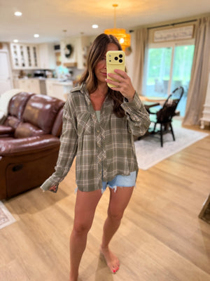 Desi Plaid Oversized Flannel