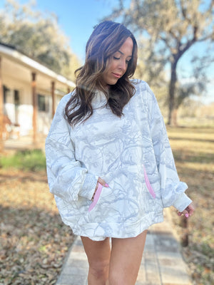 Rowan Snow Camo Hoodie Top