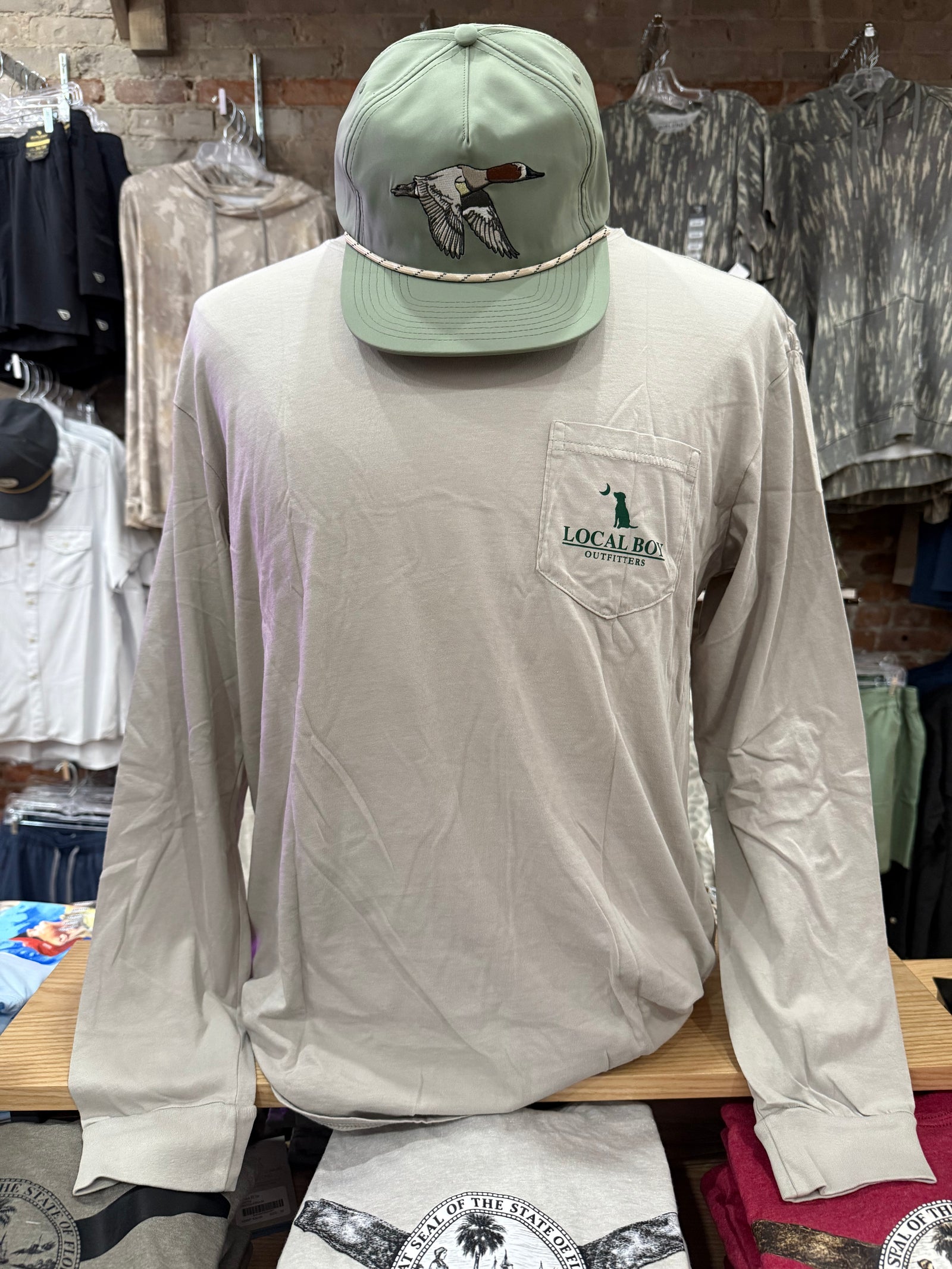Local Boy Long Sleeve Piles Make Smiles Tee