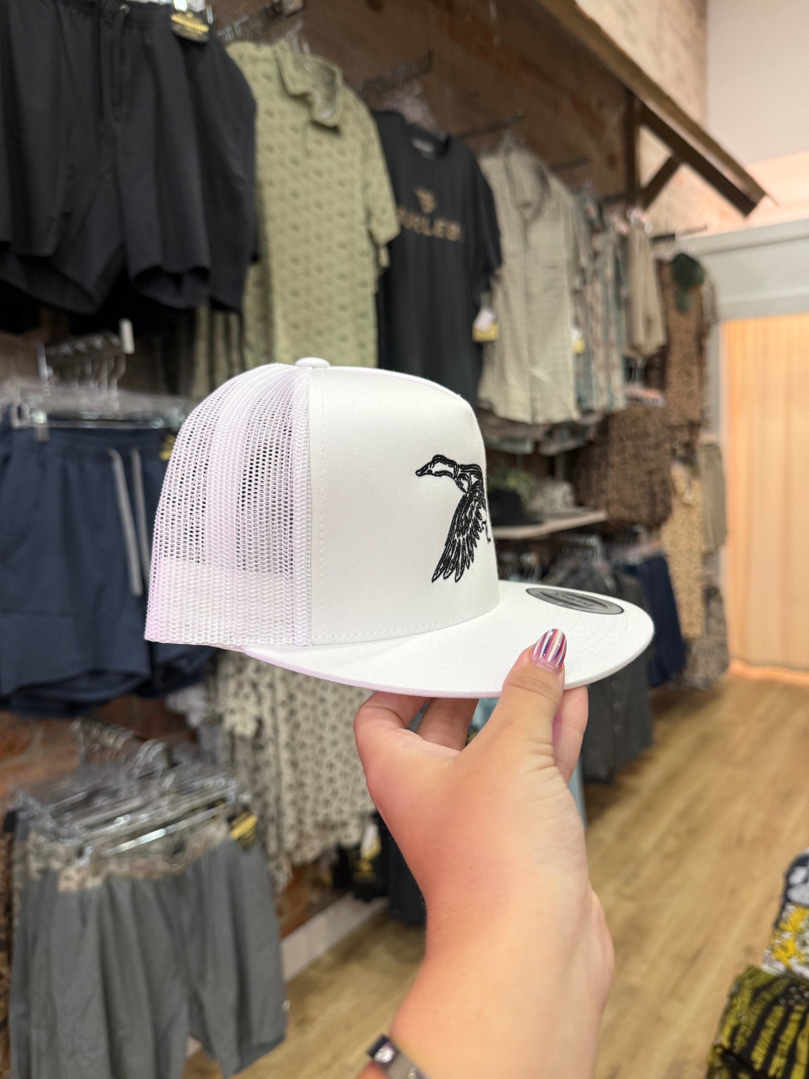 Good Ole Boys White/Black Mallard Hat