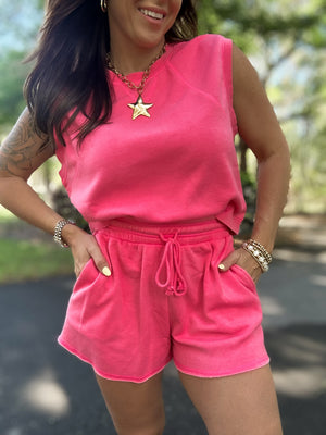 Kamri Lounge Set-Taffy Pink