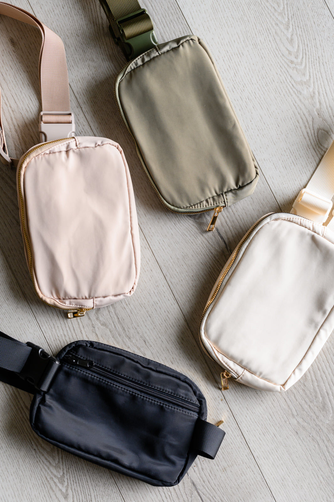 Everywhere I Go Crossbody Belt Bag in Khaki - Tennessee Jane