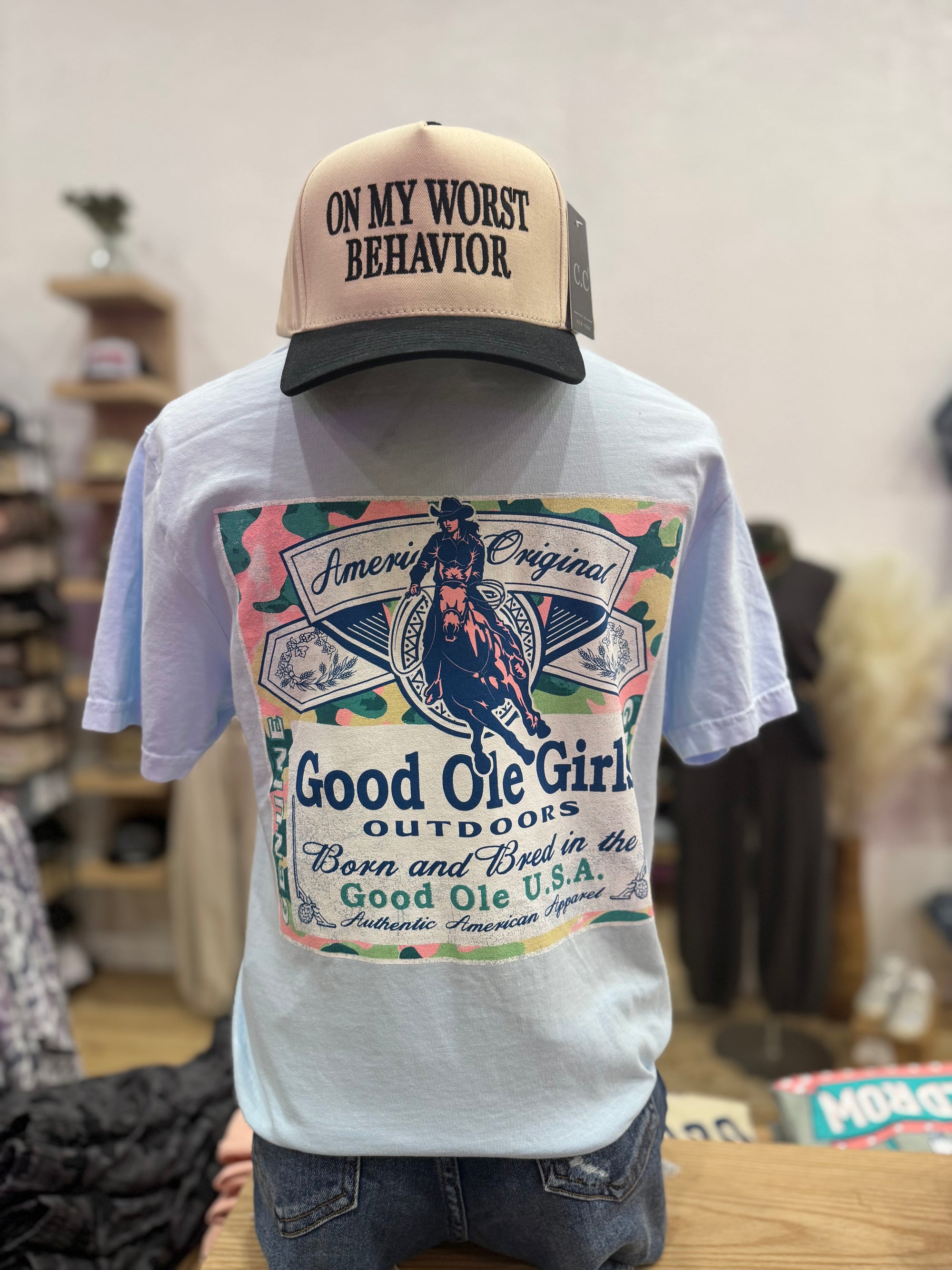 Good Ole Girls Tee - Born & Bred