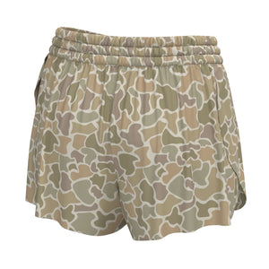 Youth Local Girl Petal Shorts - Forest Camo Desert