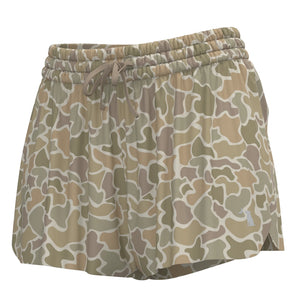 Youth Local Girl Petal Shorts - Forest Camo Desert