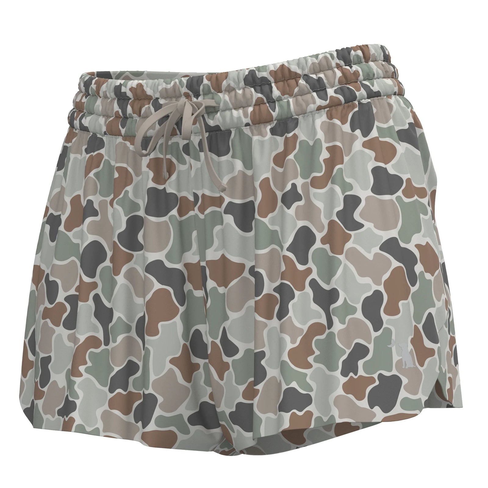 Youth Local Girl Petal Shorts - Forest Camo Flora