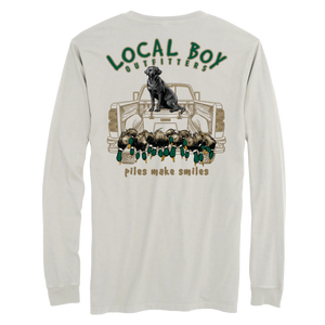 Local Boy Long Sleeve Piles Make Smiles Tee