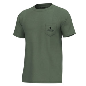 Local Boy Graphic Short Sleeve Heather Blend Crew - Old Signature