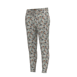 Local Girl Velvet Fleece Joggers - Forest Camo Flora