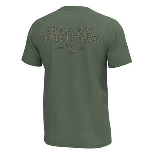 Local Boy Graphic Short Sleeve Heather Blend Crew - Old Signature