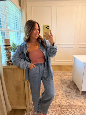 Franklin Washed Chambray Button Down