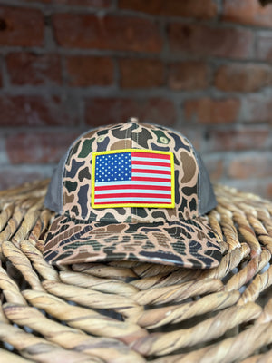 Local Boy Patriotic Patch Trucker Hat