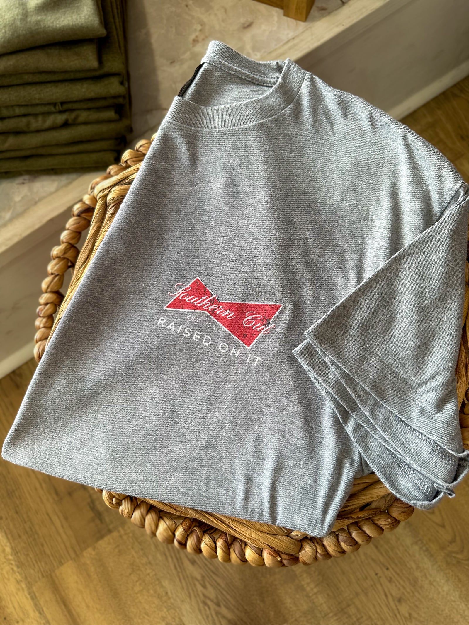 Southern Cut King Beer Perfect Fit Tee - Gray