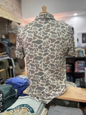 Burlebo Performance Polo - Classic Deer Camo